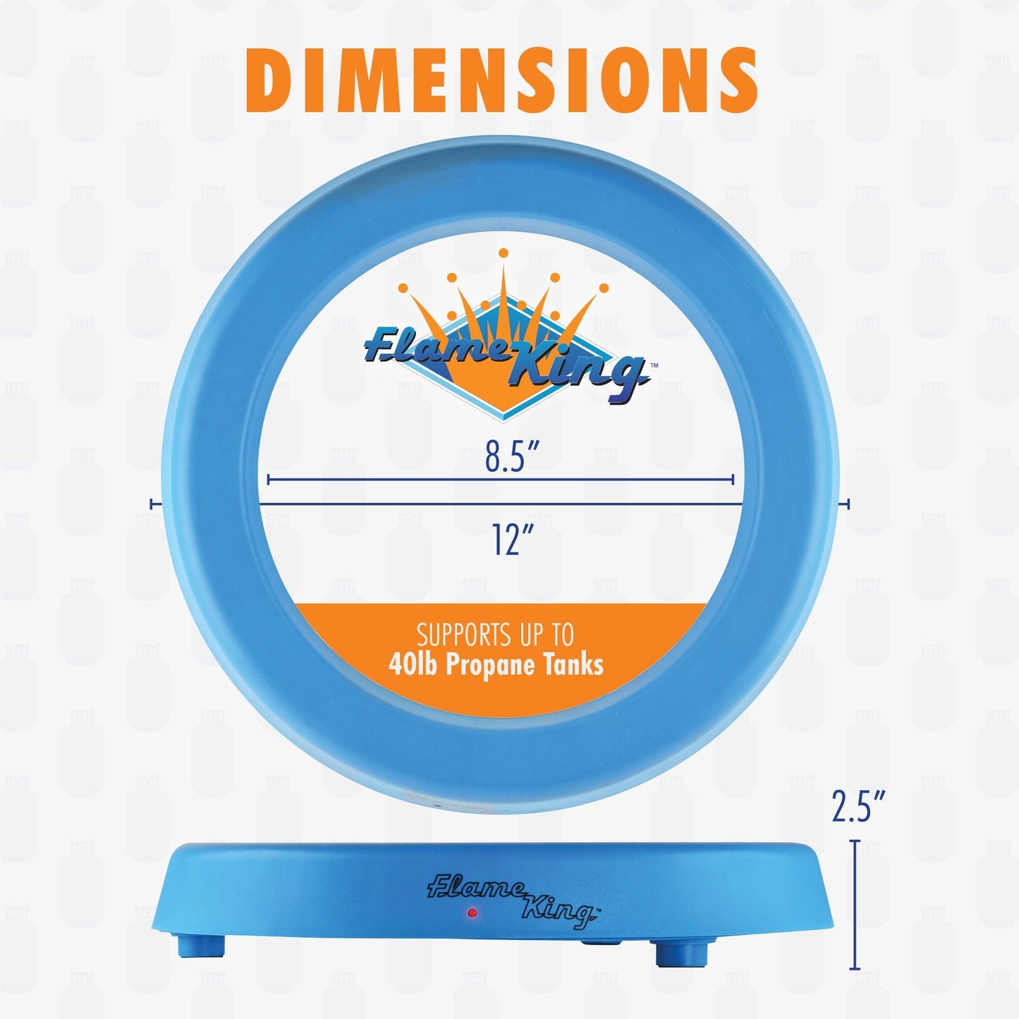 Flame King Smart Wireless Propane Tank Scale