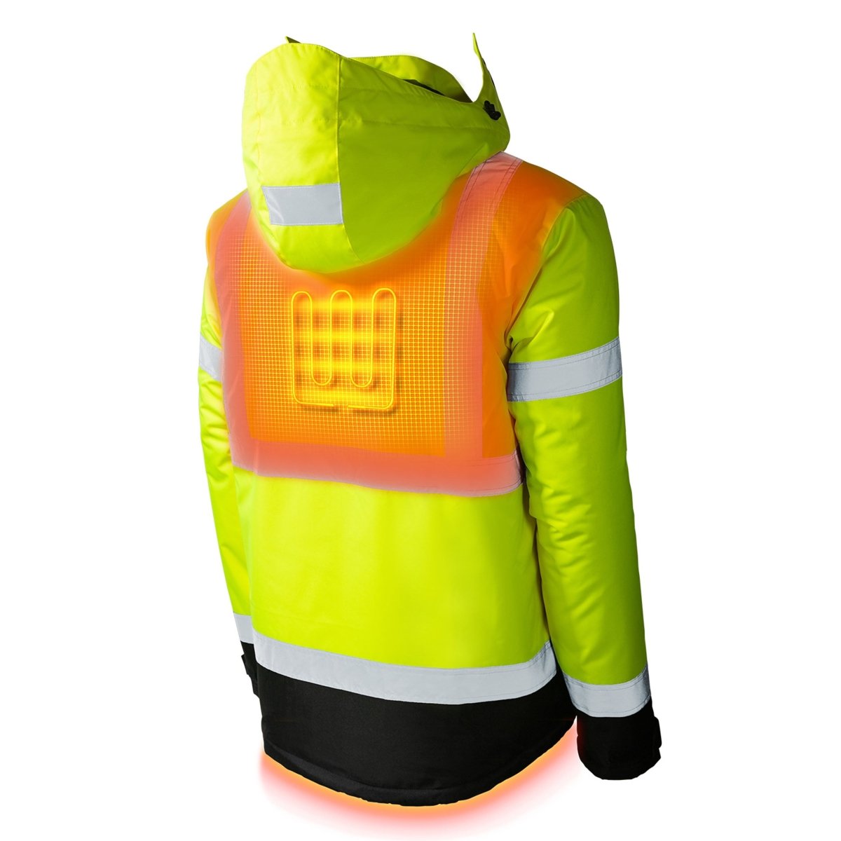 Flash Heated Hi Vis Jacket