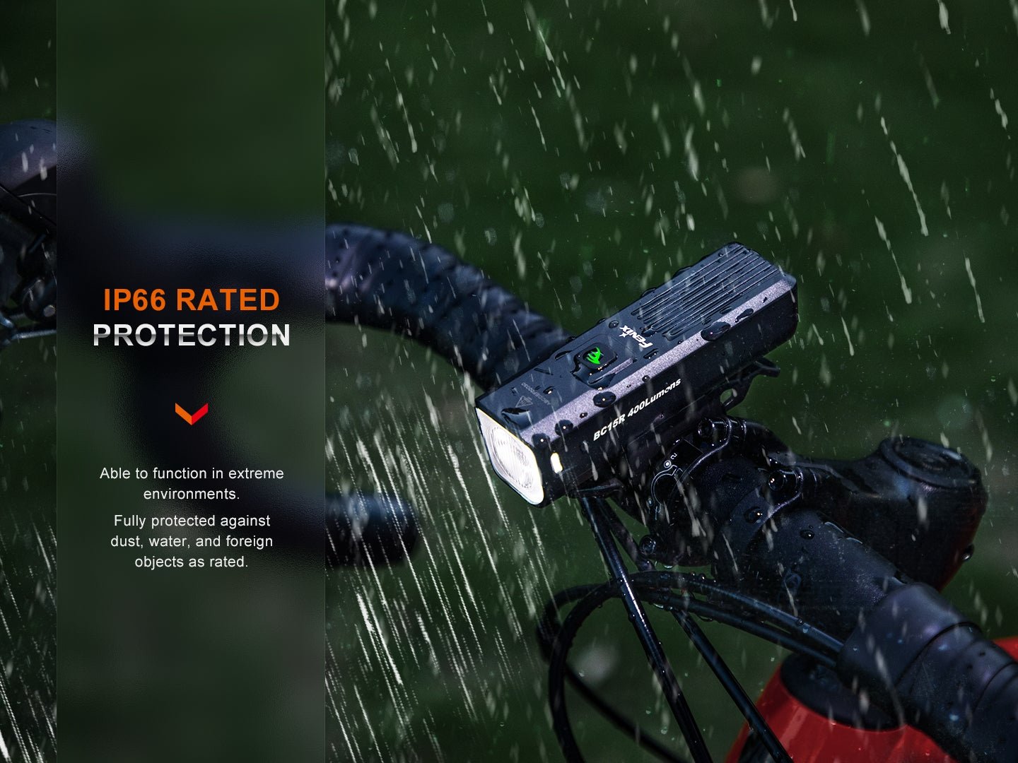 Fenix BC15R Lightweight Rechargeable Bicycle Light