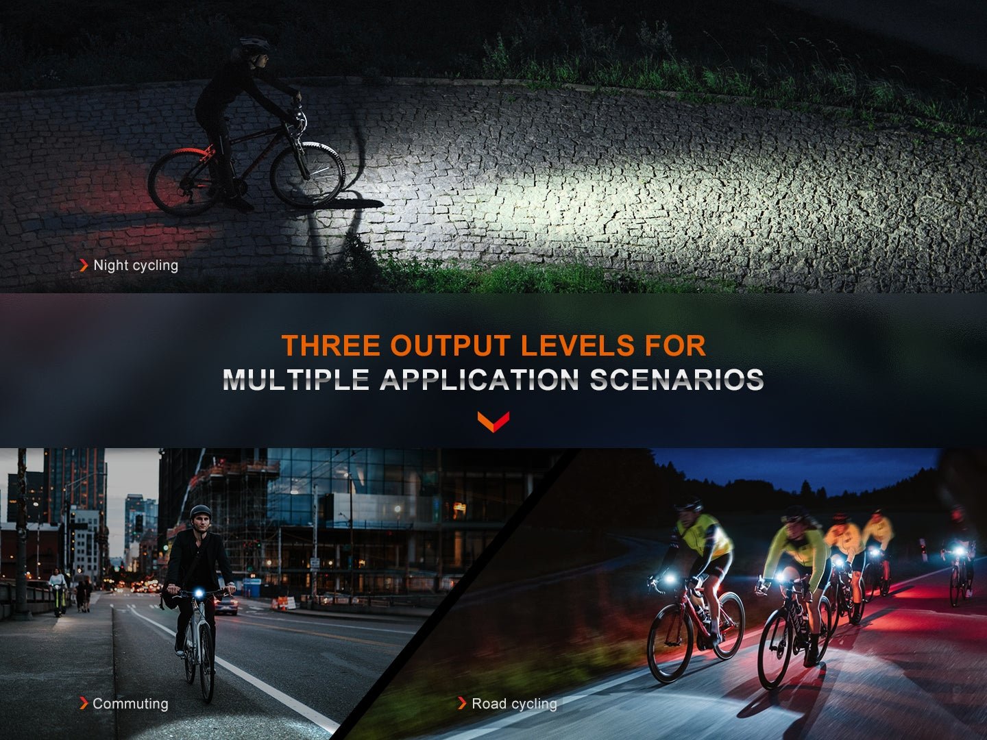 Fenix BC15R Lightweight Rechargeable Bicycle Light