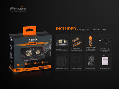 Fenix HM65R Rechargeable LED Headlamp - 1400 Lumens