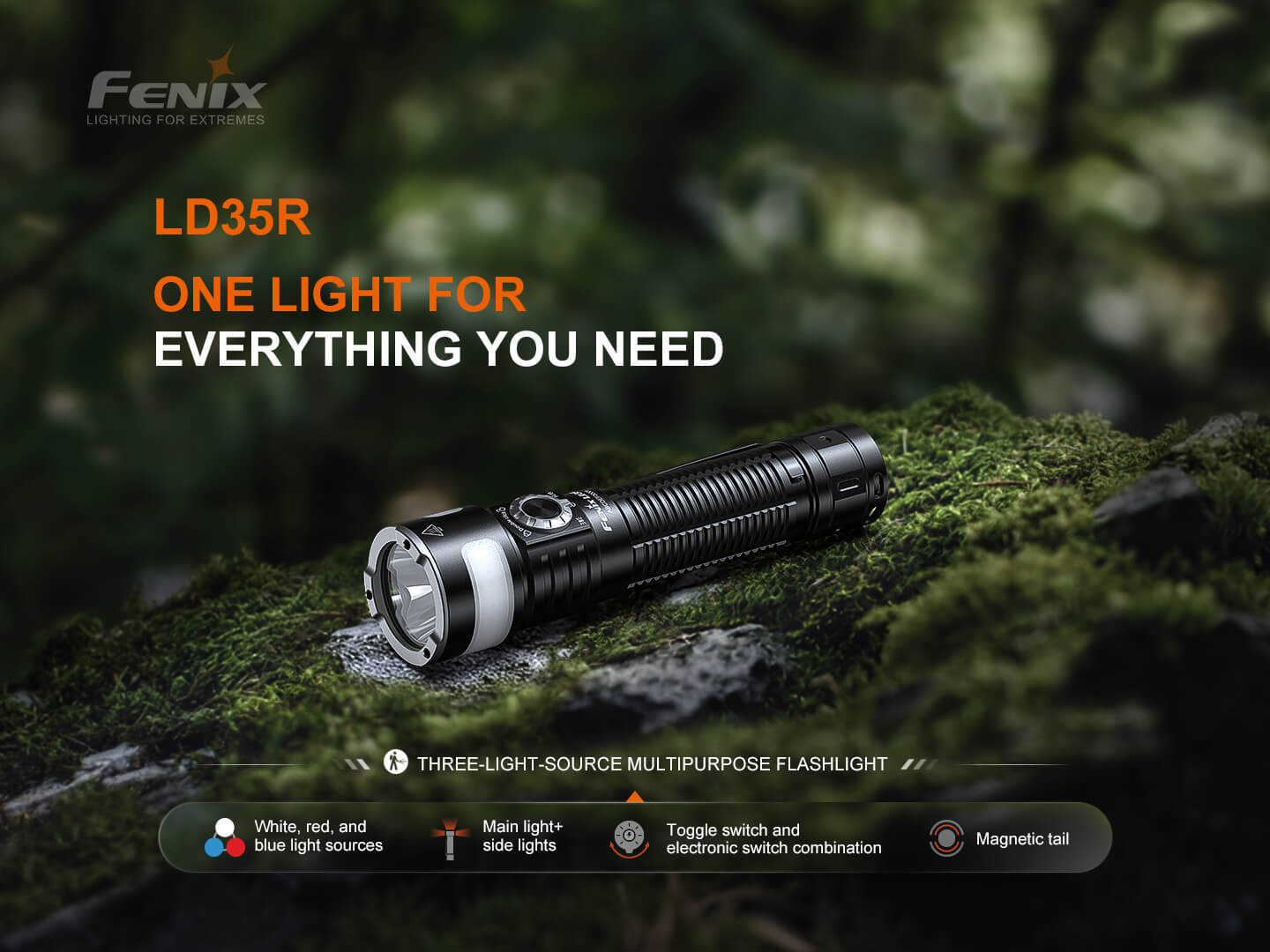Fenix LD35R High Performance Multimode Flashlight
