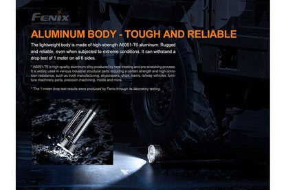 Fenix LR80R Rechargeable LED Searchlight - 18000 Lumens