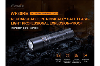 Fenix WF30RE Intrinsically Safe Flashlight - discontinued