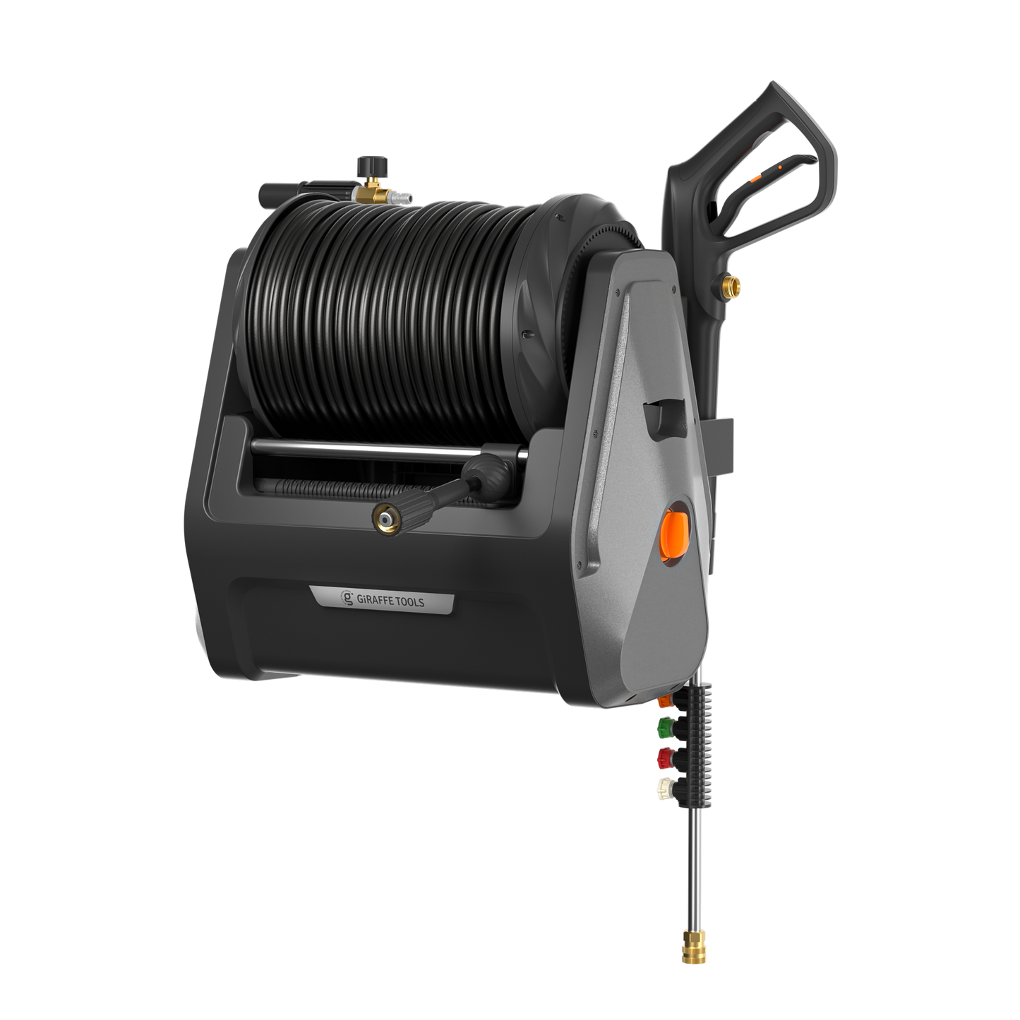 Giraffe Tools Grandfalls  Retractable Pressure Washer