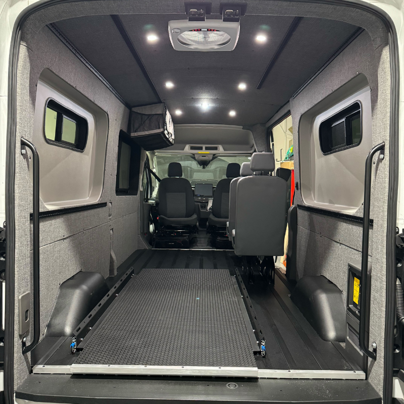 Ford Transit Innie Sleeper: Passenger-Side