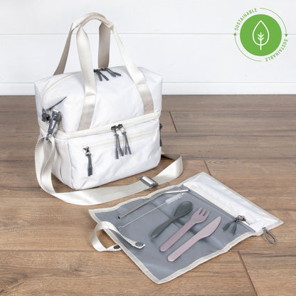 Tarana Recycled Lunch Bag Cooler with Utensils