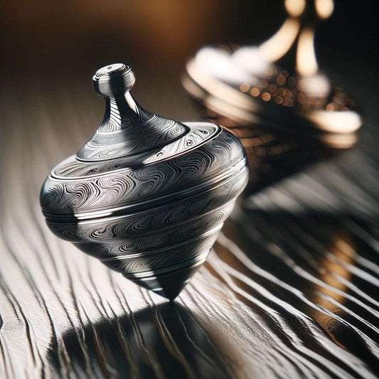 Gyro Damascus Spinning Top