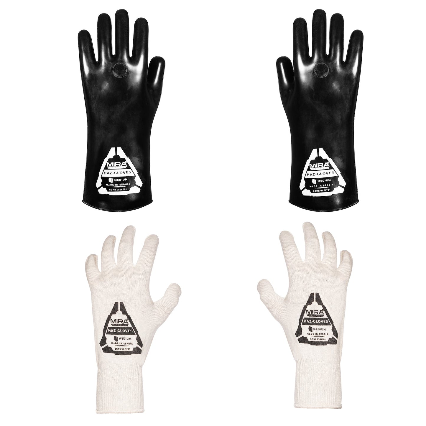 HAZ-GLOVES - Butyl Gloves for CBRN Protection