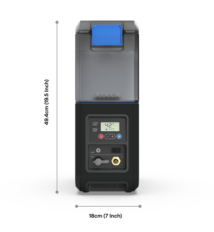 Joolca HOTTAP Go | All-In-One Hot Shower Kit