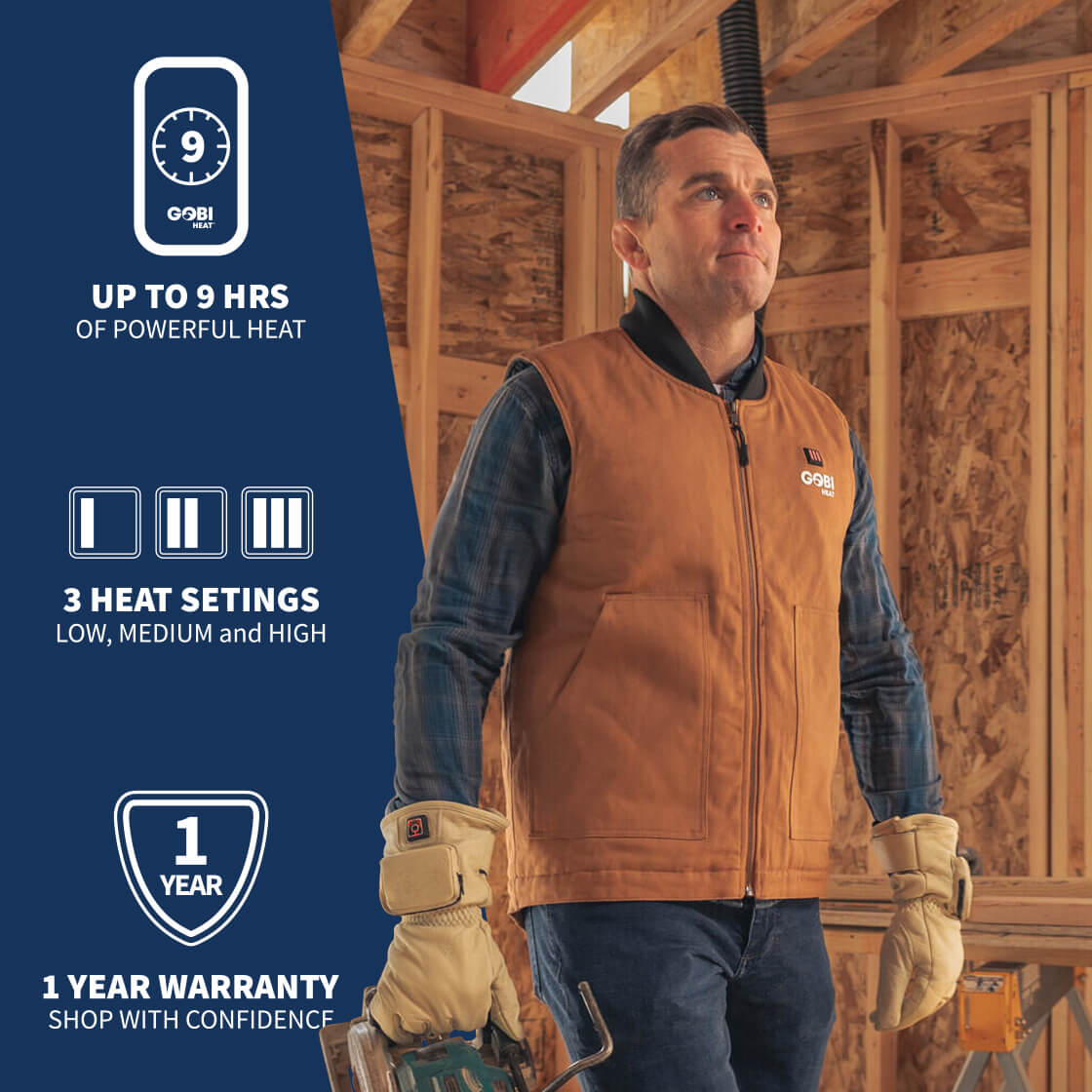 Ibex Mens Heated Workwear Vest