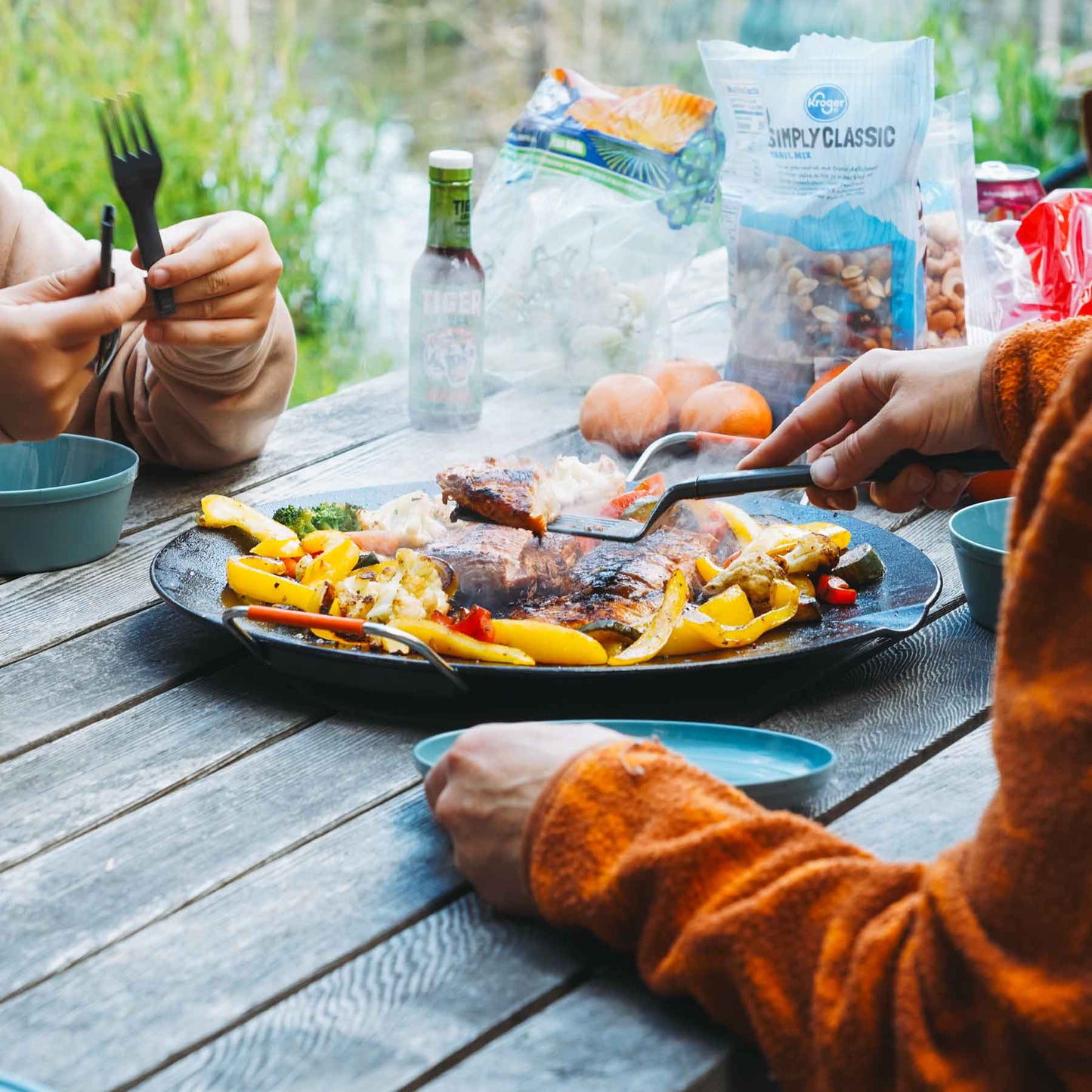 Ignik Skullet Deluxe - Heater Stove Cook Set