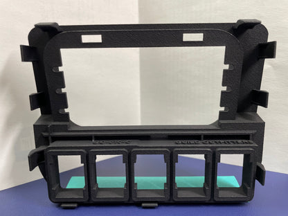 No Cut Base Switch Panel for 5 Short Switches (Tacoma Access Cab)