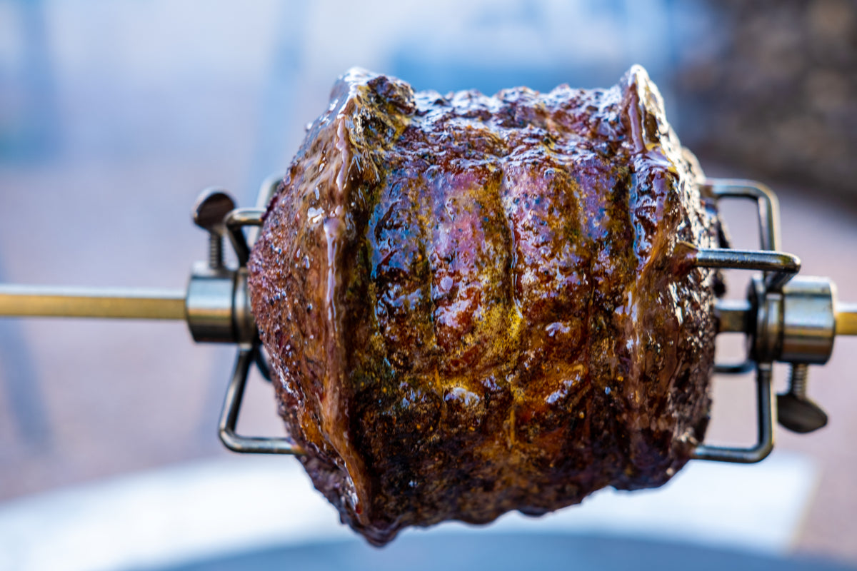 Barbecue Grill Rotisserie for your Arteflame Grill With Cordless Motor