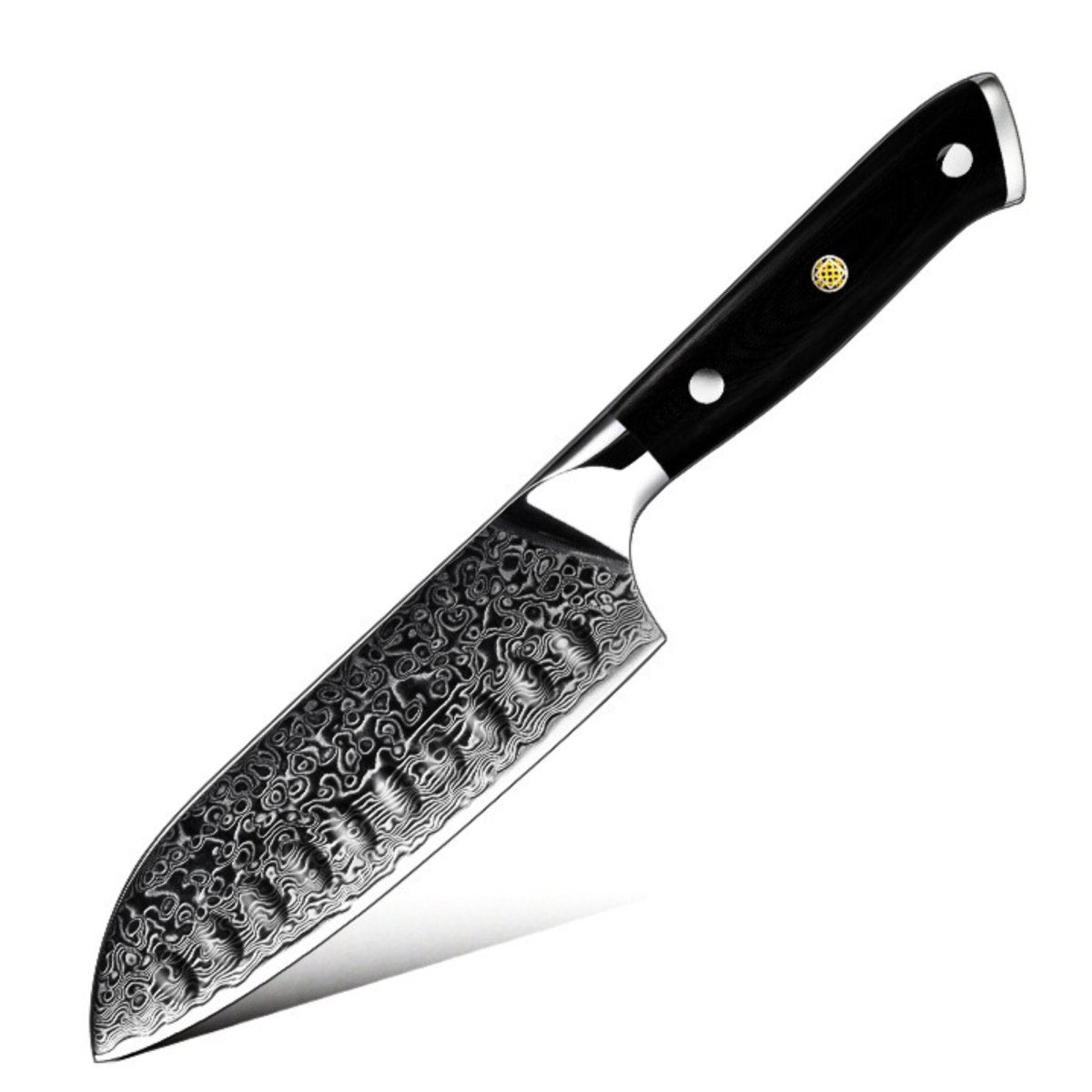 Edge VG10 Damascus Chef knife Santoku Knife with G10 Handle
