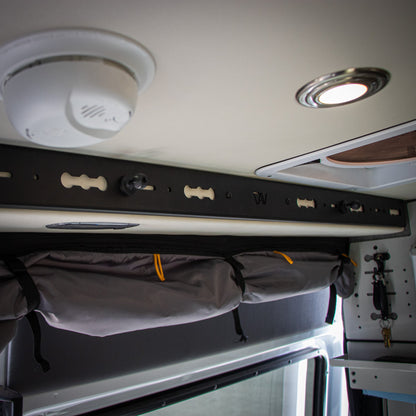 L-Track PRO for Overhead Sliding Door for Storyteller Overland Mode w/Magnetic Mirror