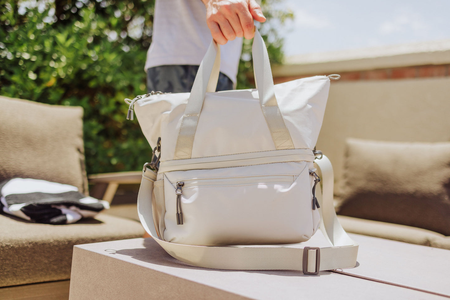 Tarana Recycled Lunch Bag Cooler with Utensils