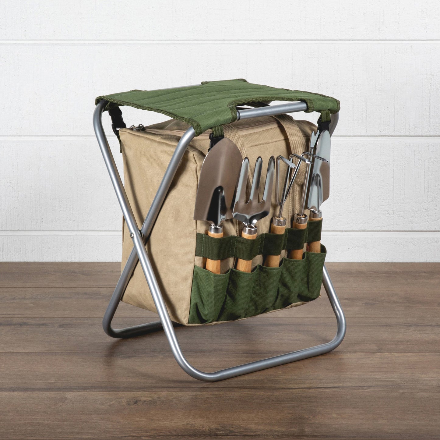 Gardener Folding Seat with Tools