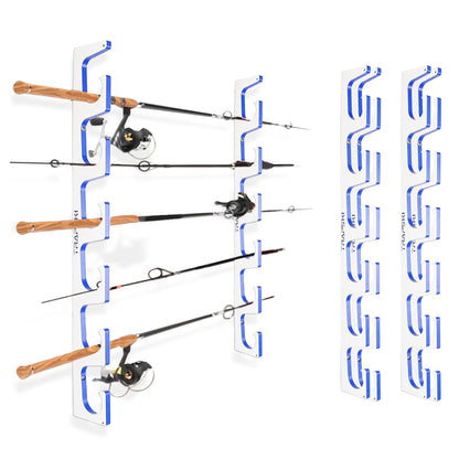 Made in the USA Premium Fishing Rod Racks | Wall or Ceiling or Boat Mounted