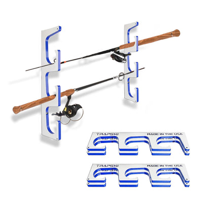 Made in the USA Premium Fishing Rod Racks | Wall or Ceiling or Boat Mounted
