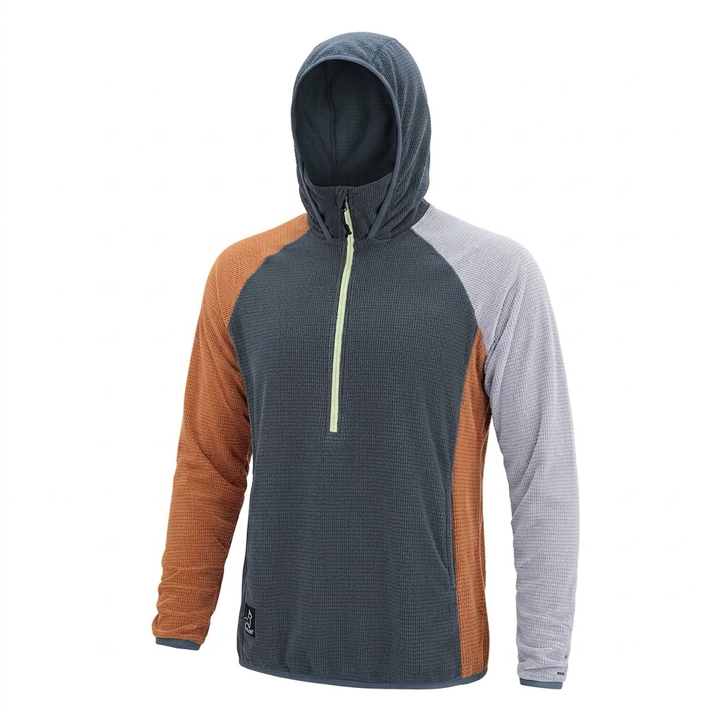 Men's Half-Zip Hooded Pullover Ultralight 115