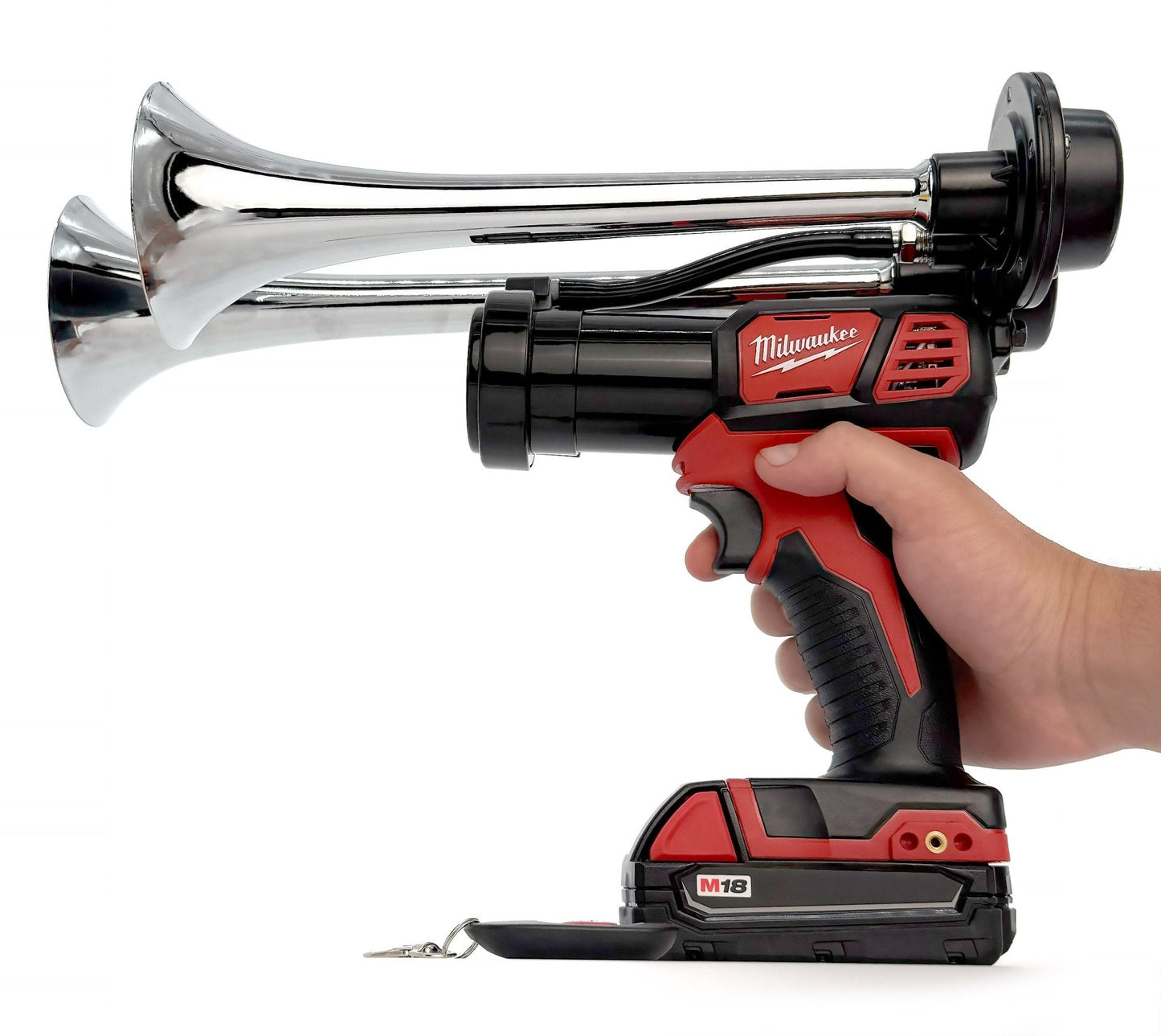 Milwaukee Train Horn M18 - Dual Drill Horn