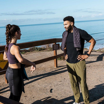 Mini Towel: Barton Black