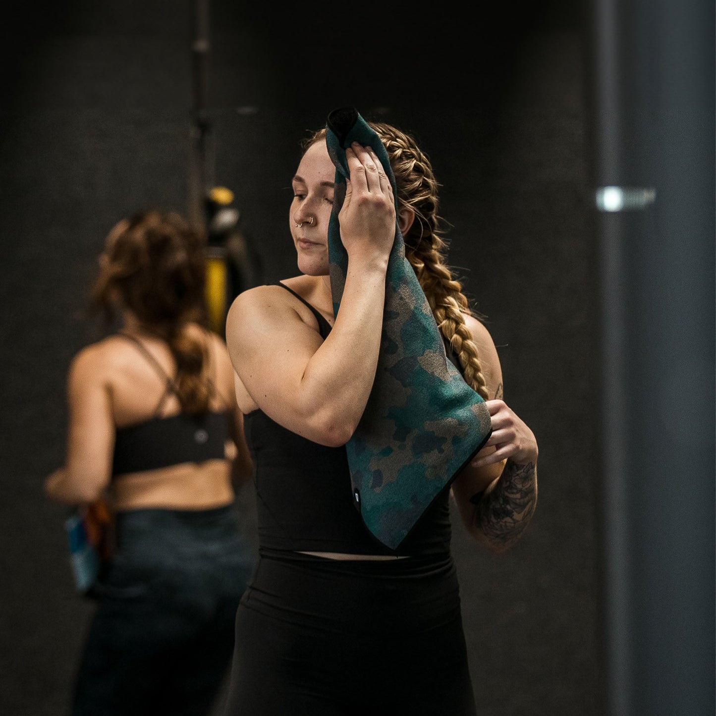 Mini Towel: Camo Green