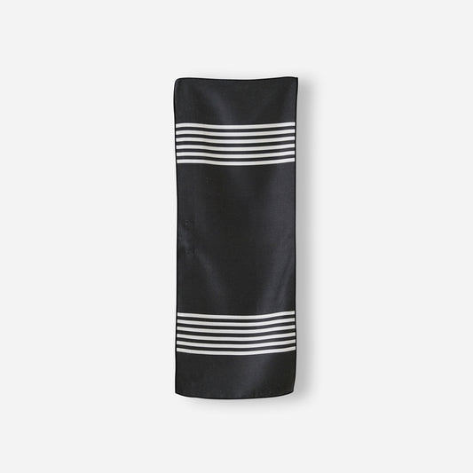 Mini Towel: Poolside Black