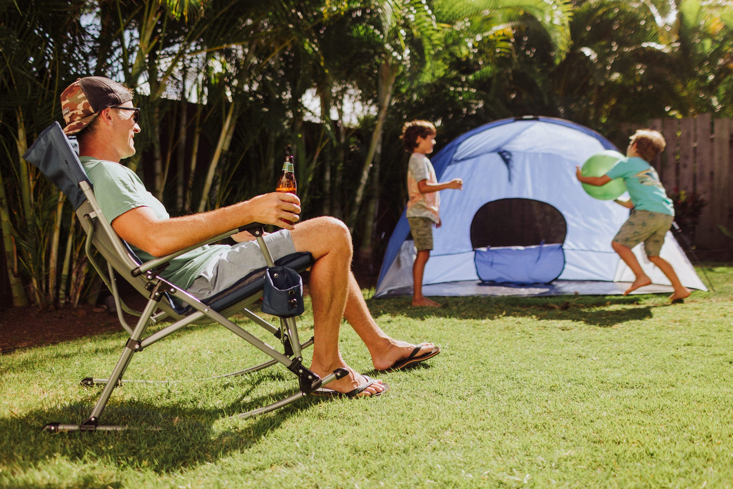 Outdoor Rocking Camp Chair