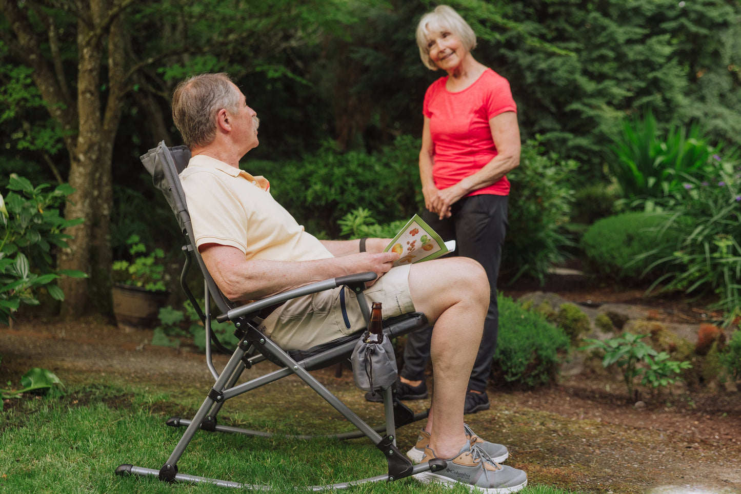 Outdoor Rocking Camp Chair