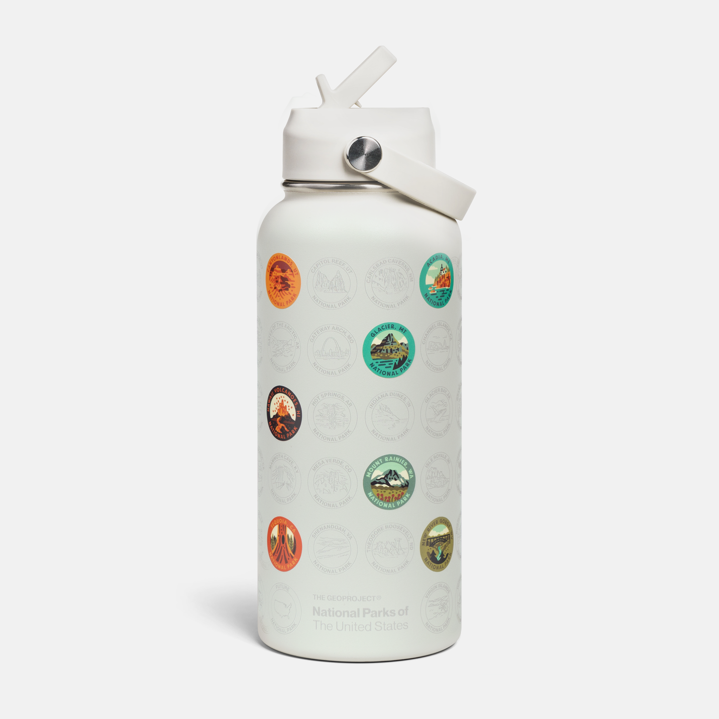 National Park Sticker Bottle | Insulated - Sandstone