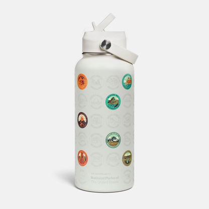 National Park Sticker Bottle | Insulated - Sandstone