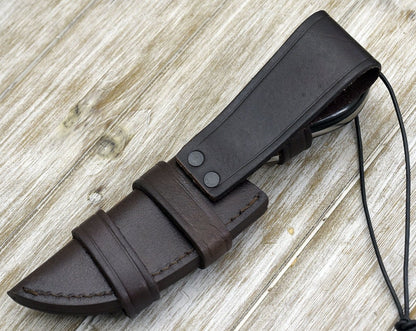 Oathkeeper Deer Skinning Knife with Horn & Rosewood Handle