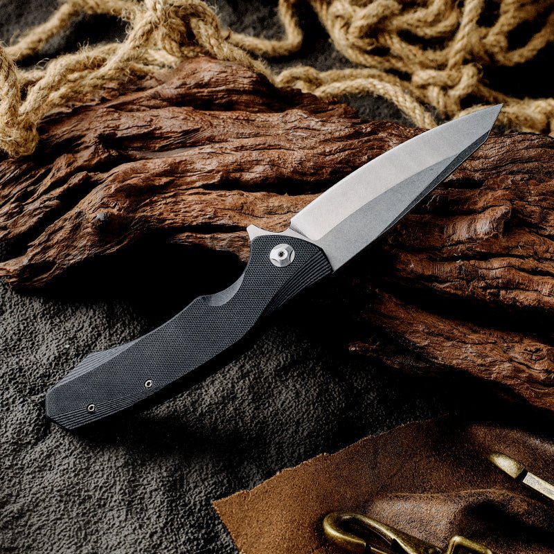 Omen Folding Knife with G10 Handle