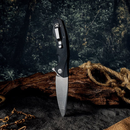 Omen Folding Knife with G10 Handle