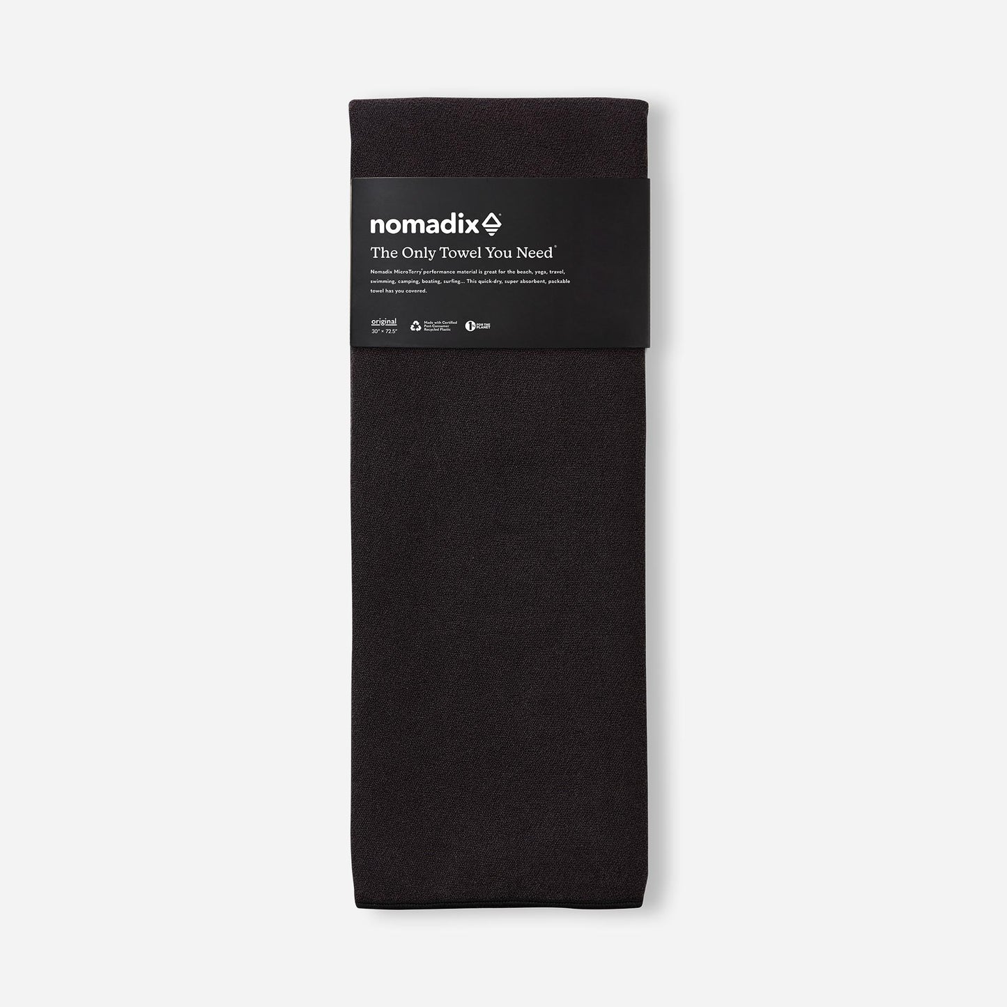 Original Towel: Black on Black