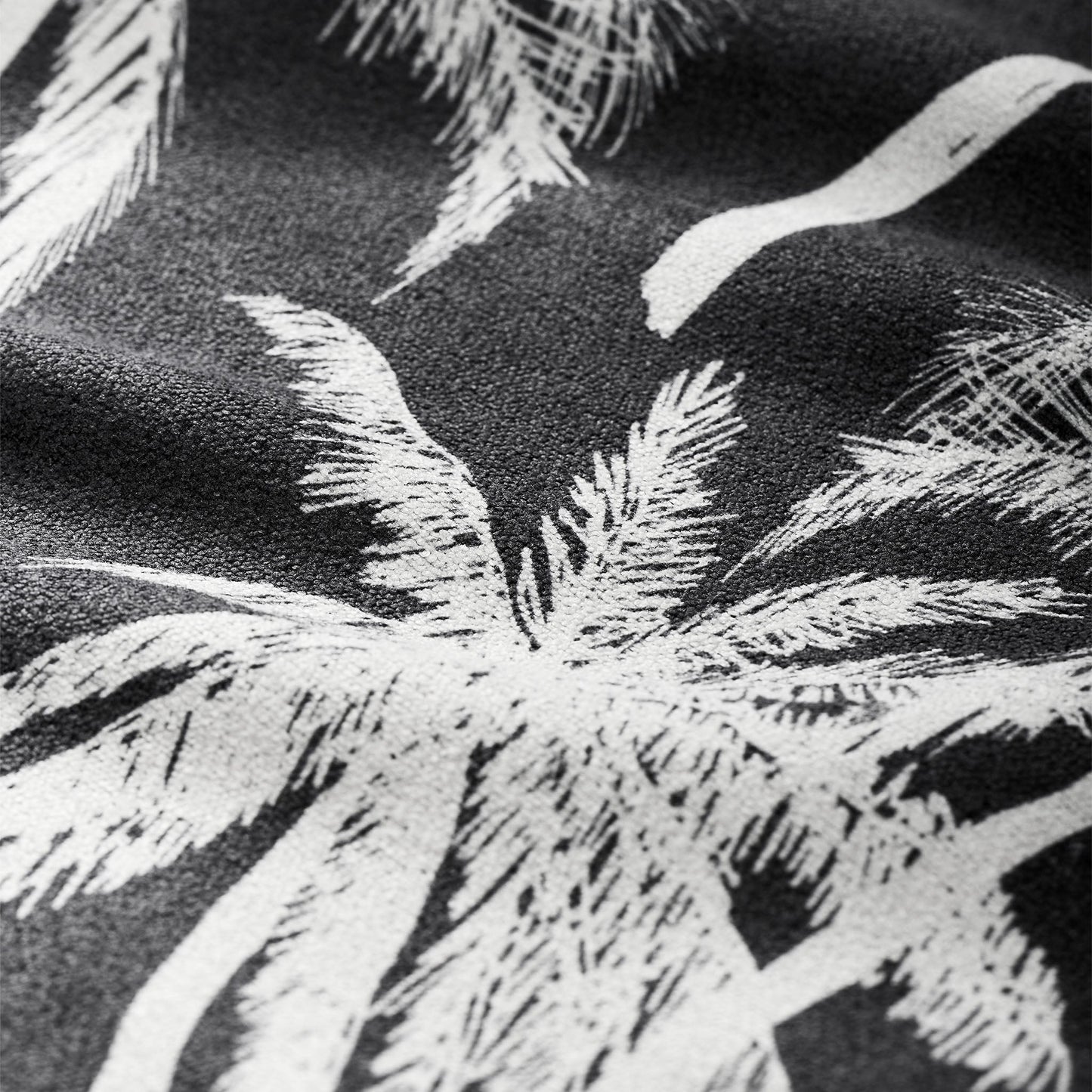 Original Towel: Bunch Palms Black