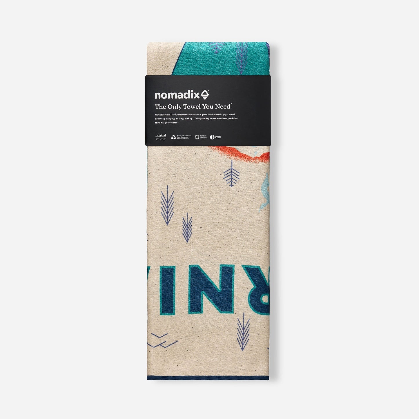 Original Towel: California Map Towel 2