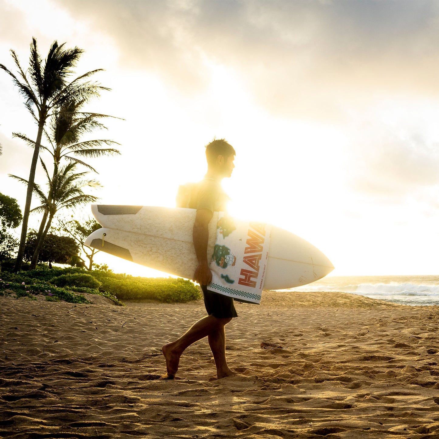 Original Towel: Hawaii Map