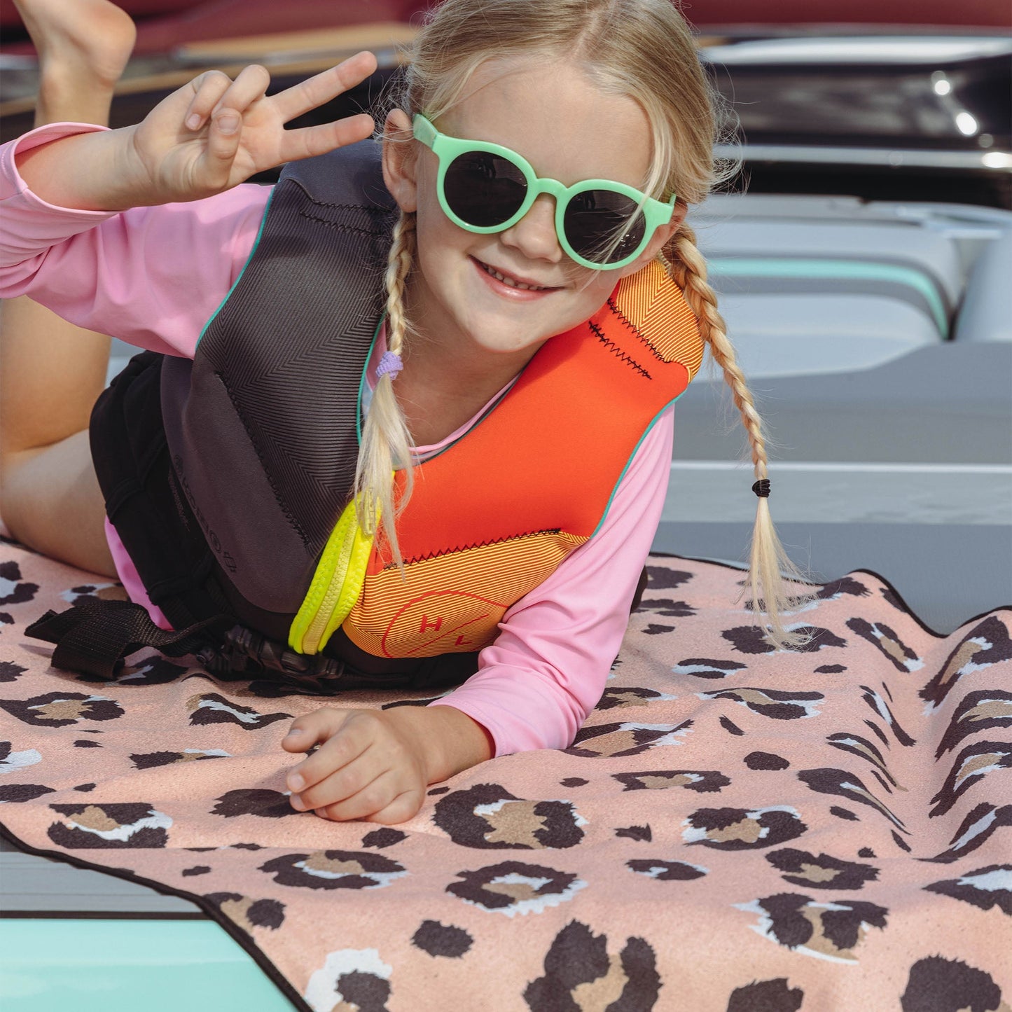 Original Towel: Leopard Pink