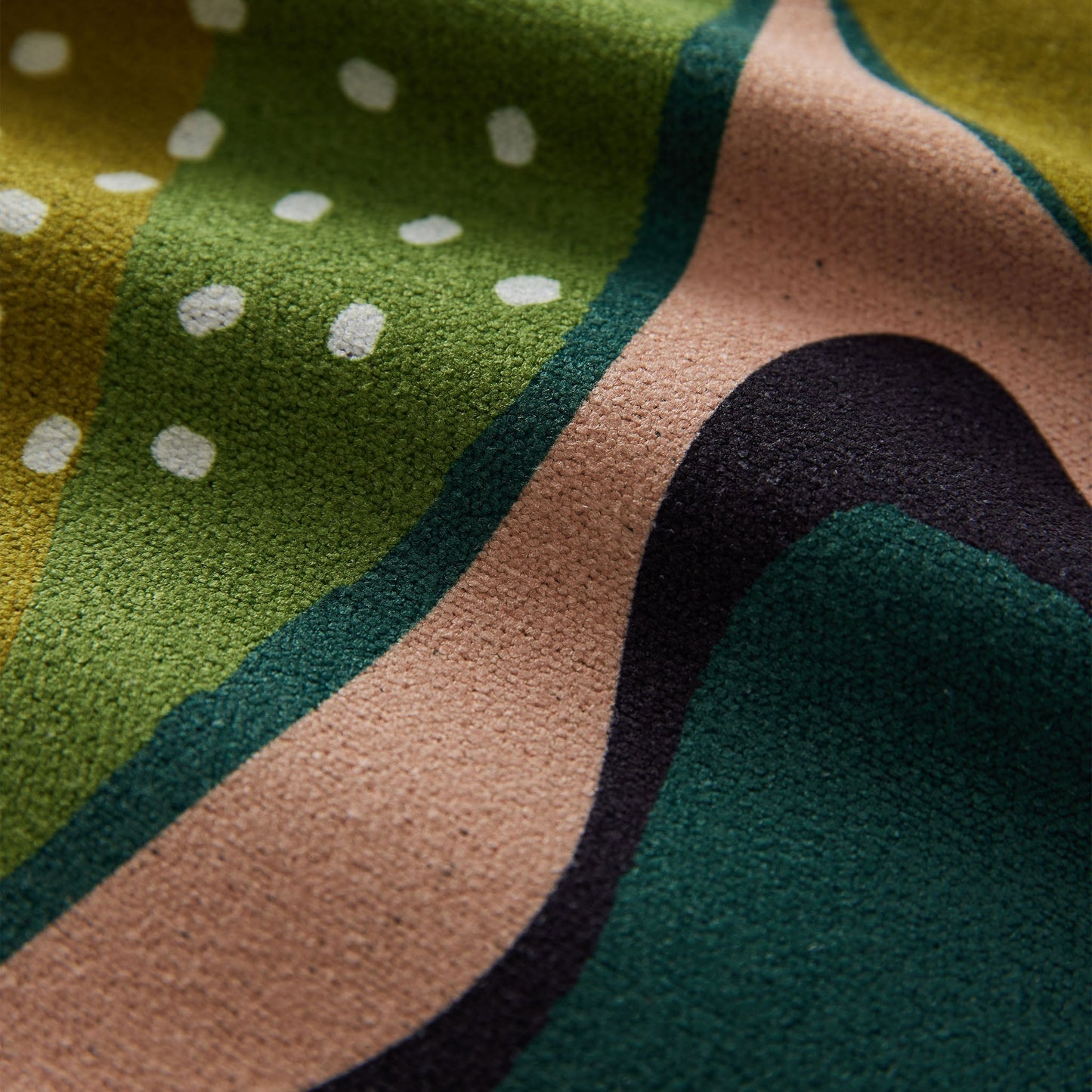 Original Towel: Monstera Green Pink