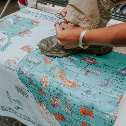 Original Towel: National Parks and Monuments Map