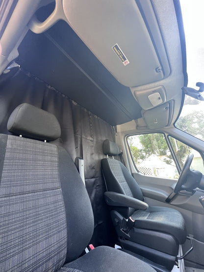 SPRINTER HEADLINER SHELF INCLUDES CURTAIN ROD AND LINER 2007-2018