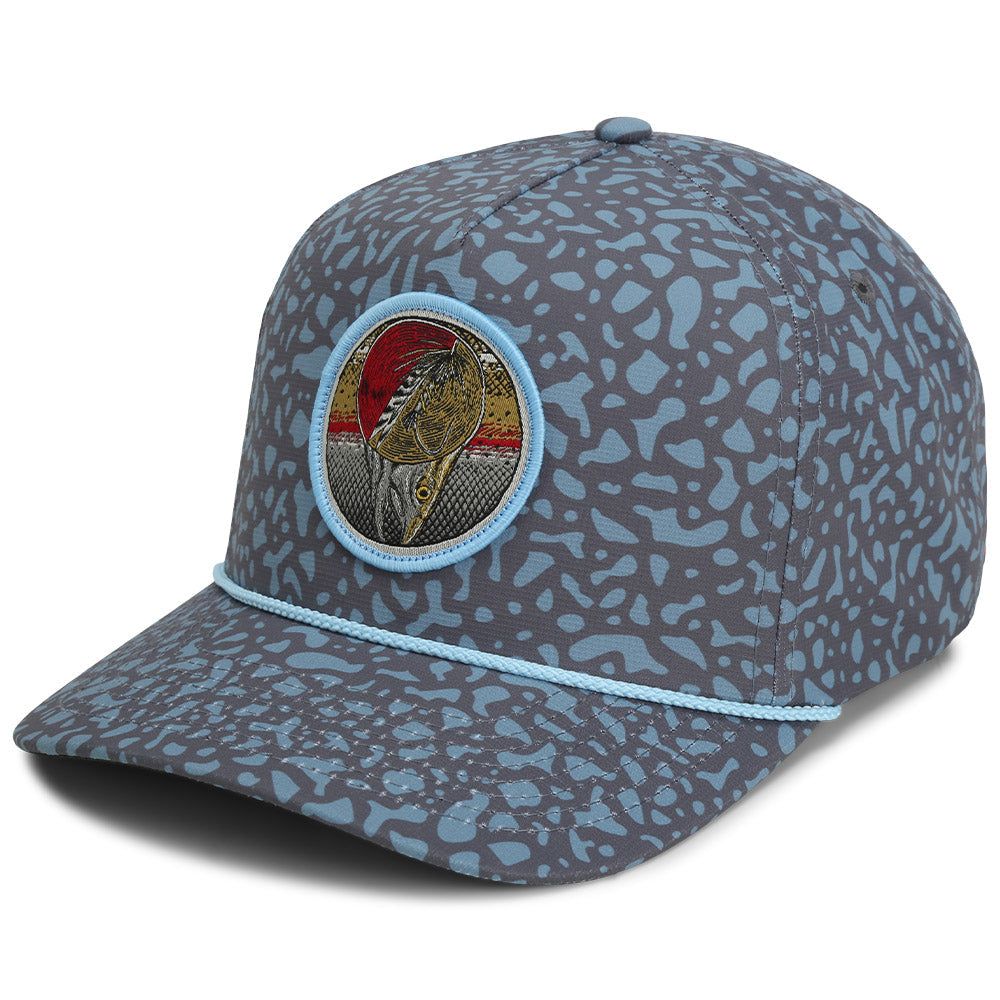 Dead Drift Fly Fishing Patch Trucker Hat Rope Cap