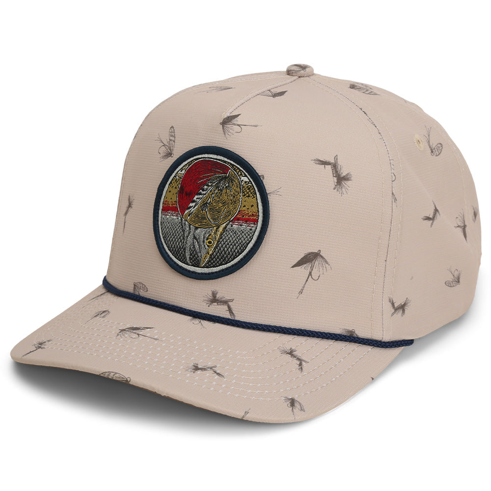 Dead Drift Fly Fishing Patch Rope Cap Fly Pattern