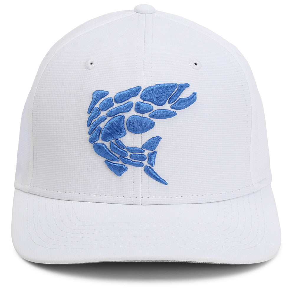 Rock Fish 3-D Puff Embroidery Performance RipStop Fishing Hat