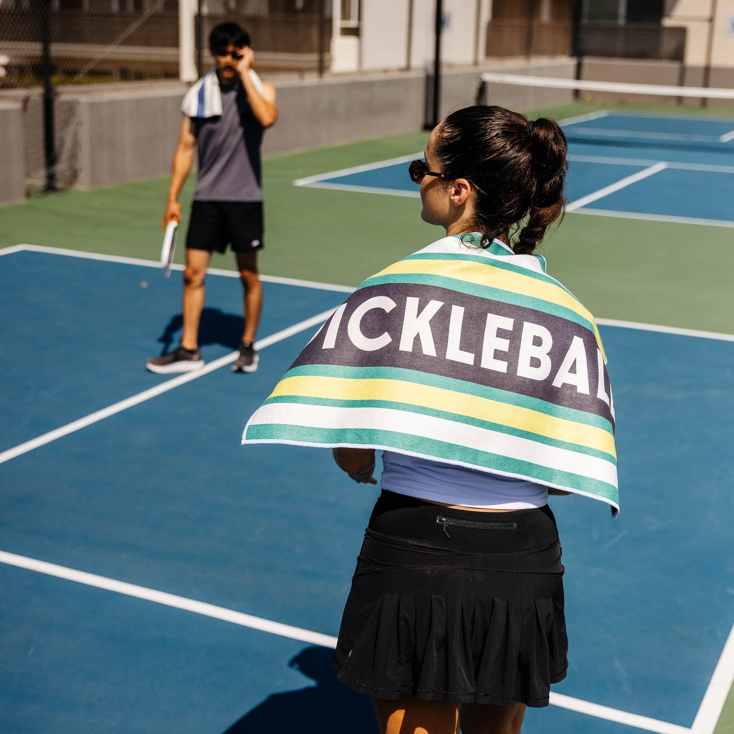 Pickleball Towel: Pickleball Green