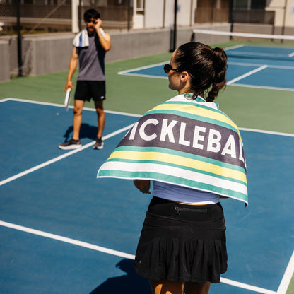 Pickleball Towel: Pickleball Green