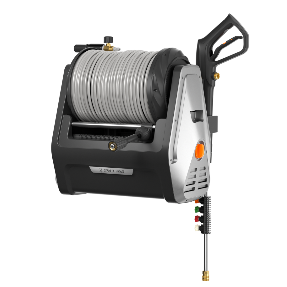 Giraffe Tools Grandfalls Retractable Pressure Washer Plus+